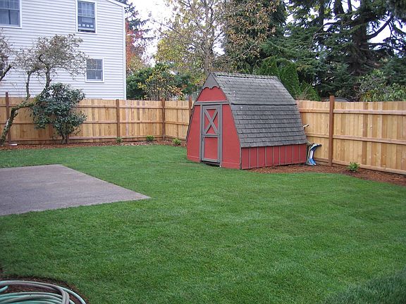 Fenced Backyard