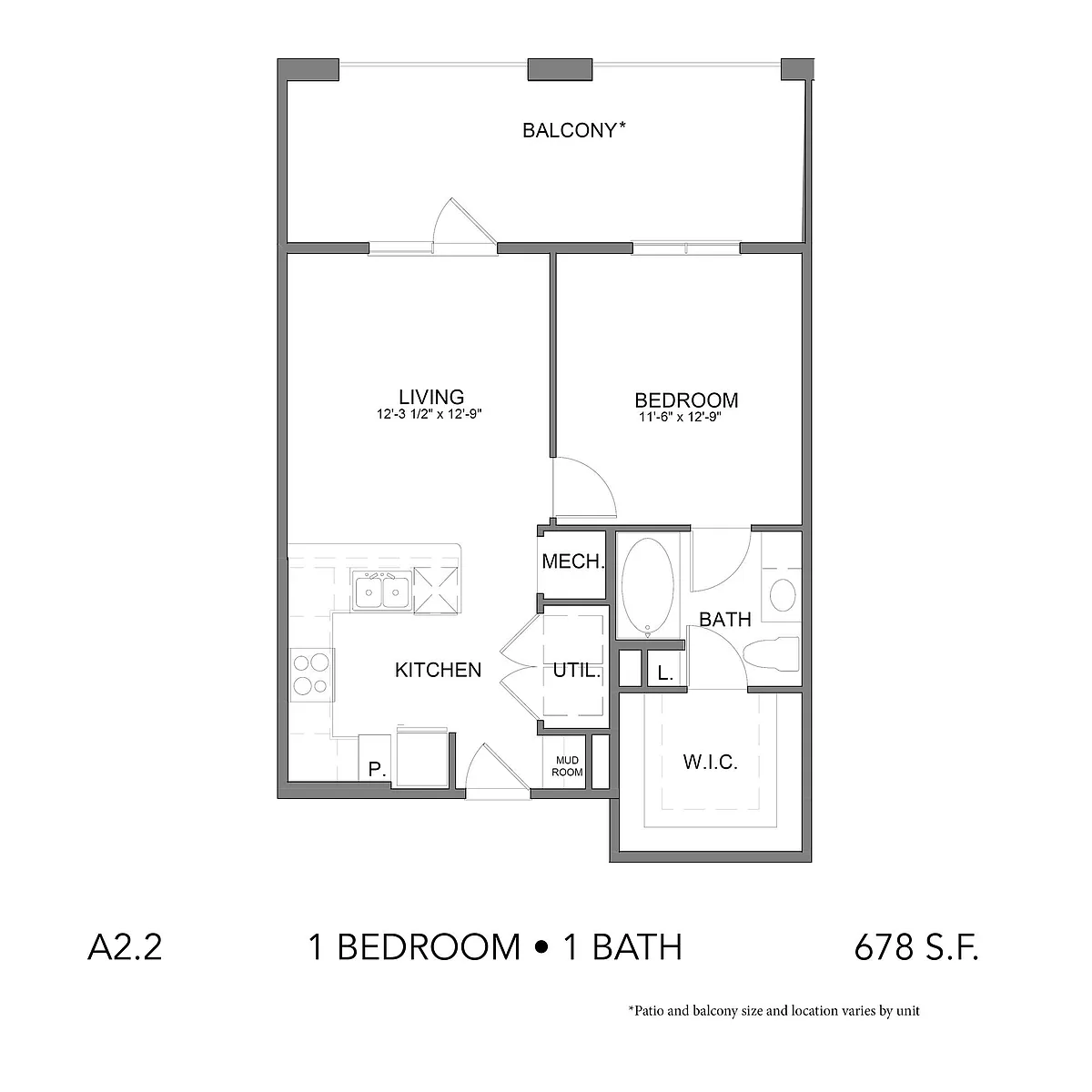 Floor plan A22