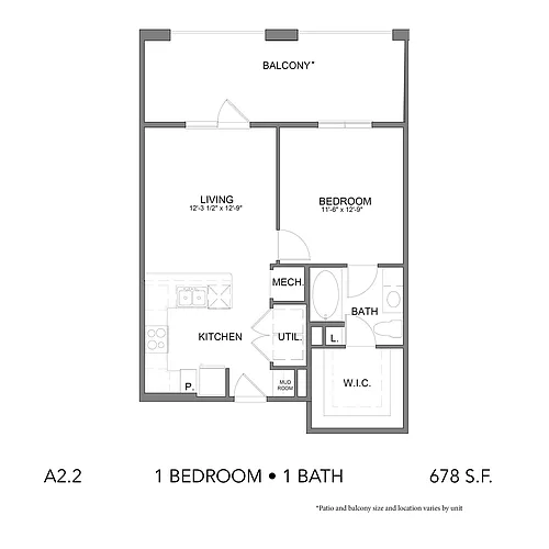 Floor plan A22