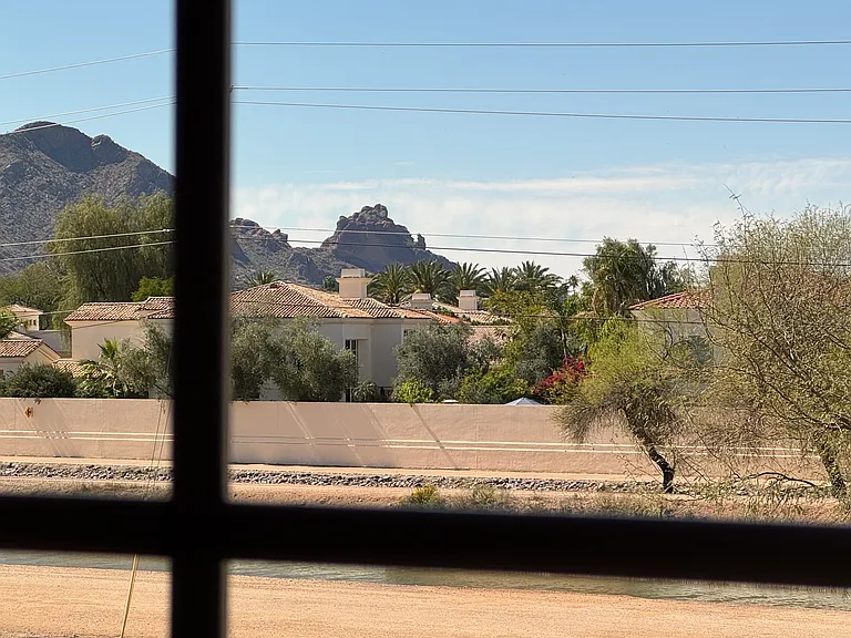 Guest Bedroom window - Camelback view