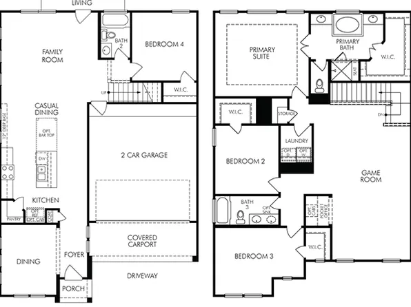 The Sanctuary (2518) Plan, Pinewood Trails - Luxe Series