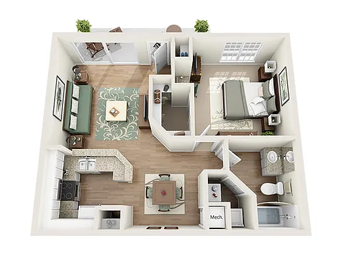 Floor plan The Pompano
