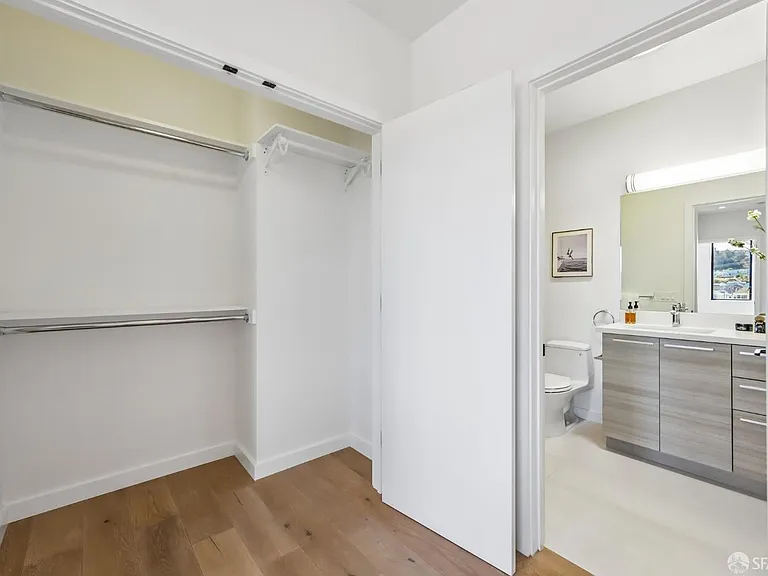 Master 2nd closet & bathroom