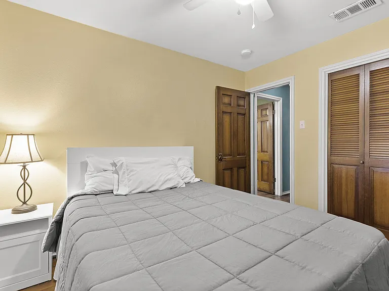 Bedroom with full bed