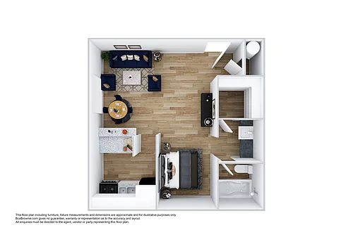 Floor plan Platinum Studio