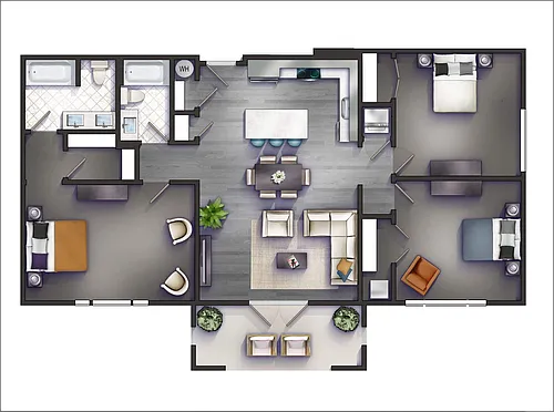 Floor plan C2
