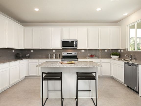 Spacious kitchen with abundant cabinet space