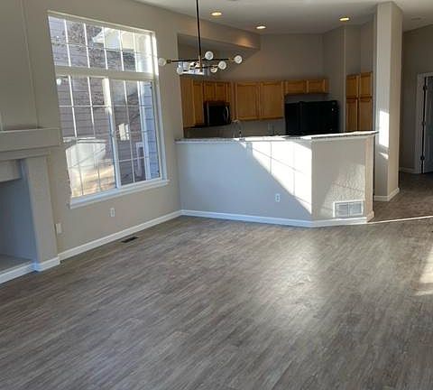 Great room facing kitchen