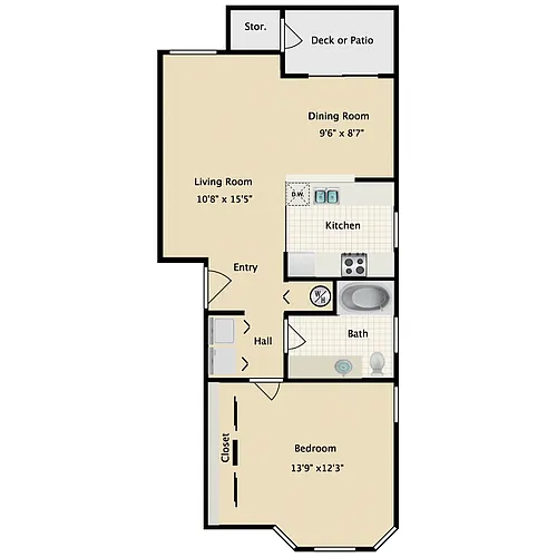 Floor plan Saluto D