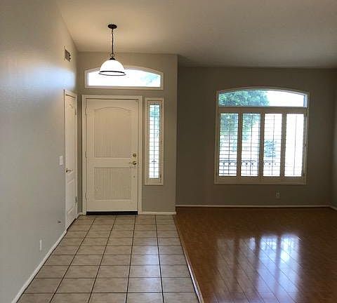 Front Entry, Living Room and Dining Room