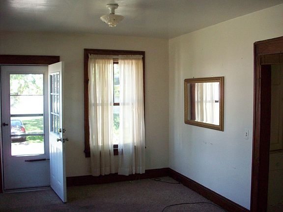 In living room looking out