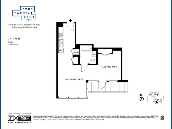 2nd image of 420 Kent Ave APT 1521