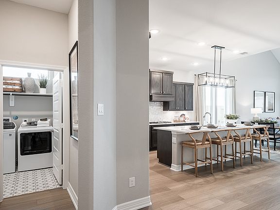 Longspur Plan Representative Only Laundry Kitchen