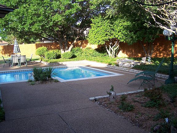 Back Yard deck and pool area
