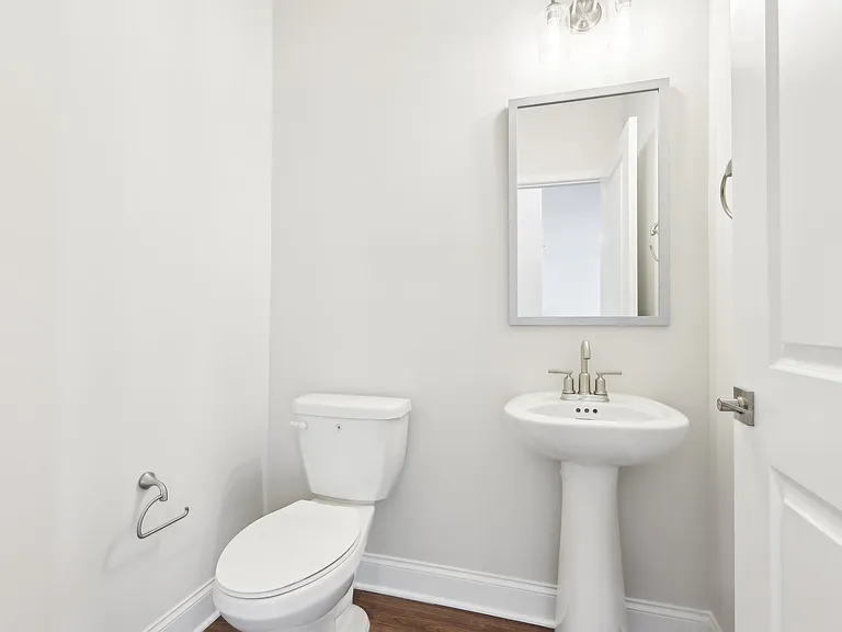 Half bathroom on the 1st floor