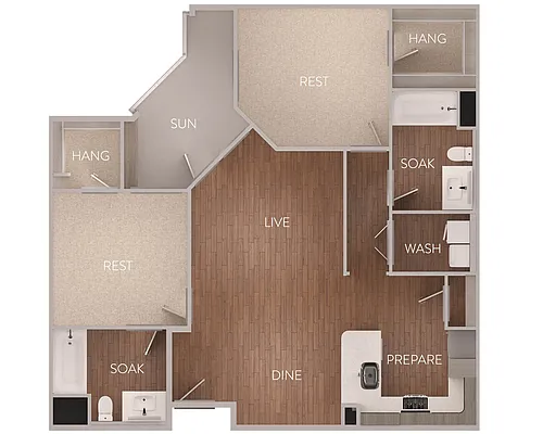 Floor plan B2