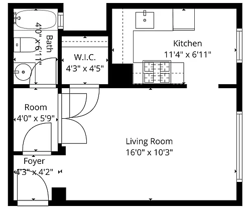 Floor plan 607