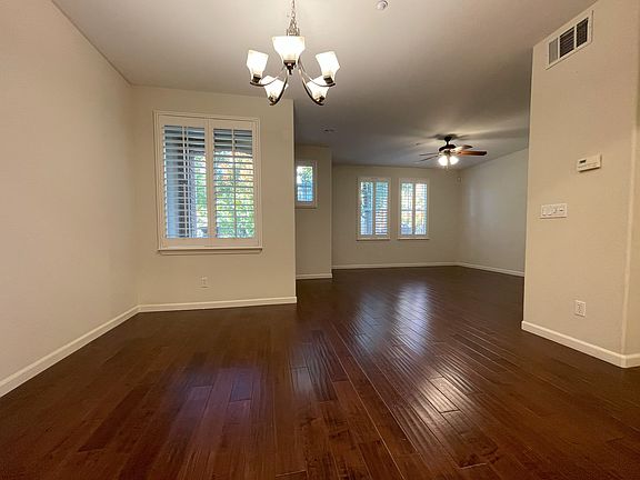 dining room and living room, first floor