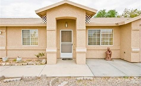 Front entrance patio