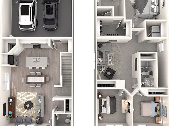 Oxford II 3D Floorplan