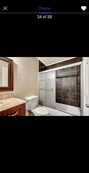 Renovated bathroom #2 with spacious vanity and tub