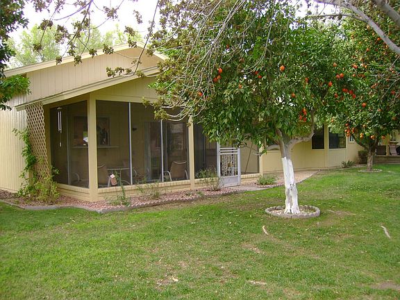 A north facing screened in porch keeps you and your family cool.