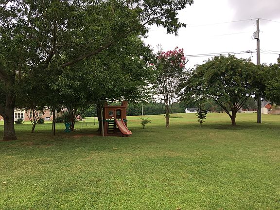 Backyard view from deck