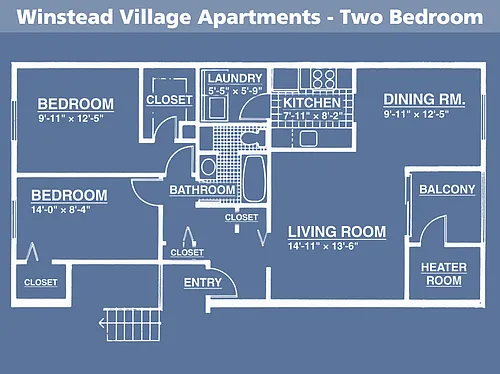 Floor plan 2 Bedroom