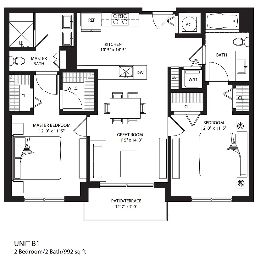 Floor plan B1