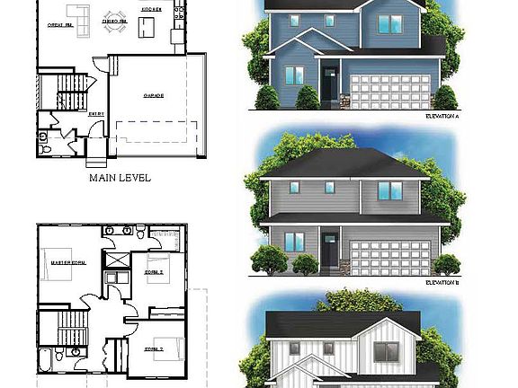 Elevation and Floor Plan