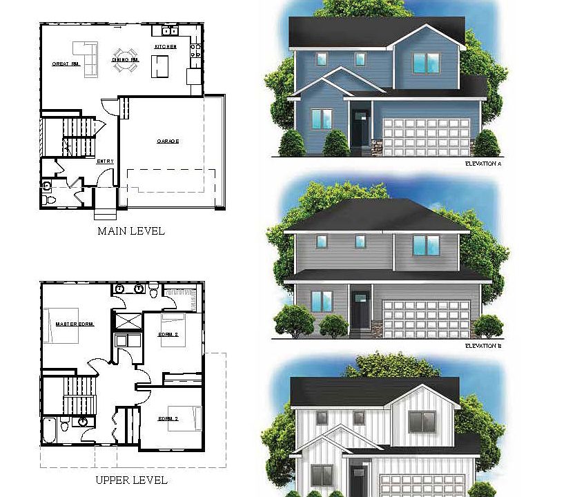 Elevation and Floor Plan