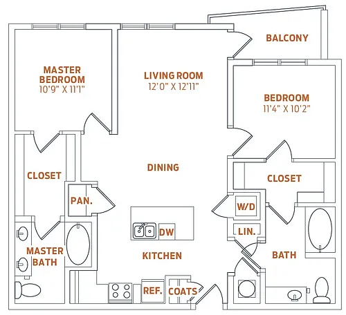 Floor plan Icoso