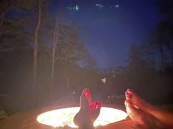 Firepit with “that view”