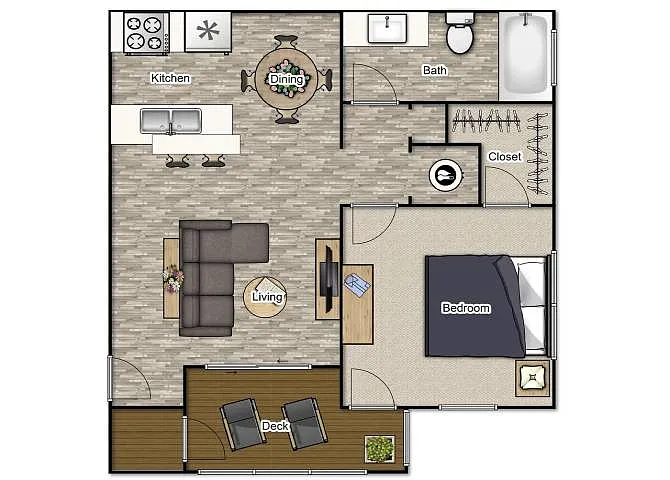 Floor plan The Retreat Renovated
