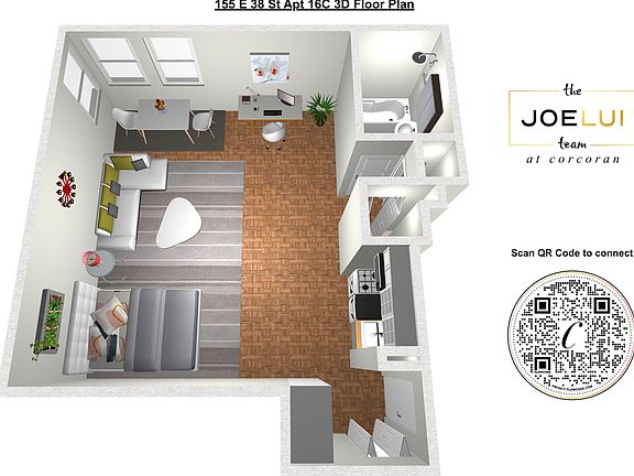 3rd image of 155 E 38th St APT 16C