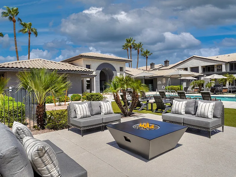 Resort Style Pool with Lounge Seating