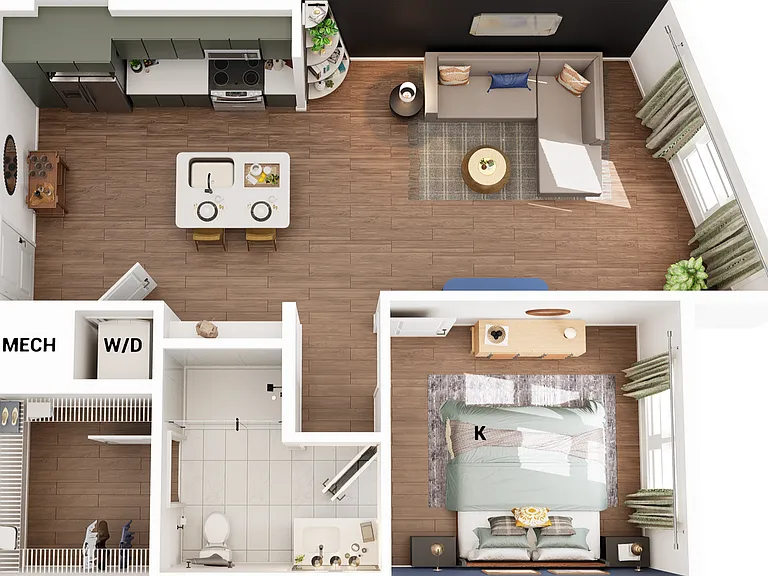 A4 floor plan Broadstone West End