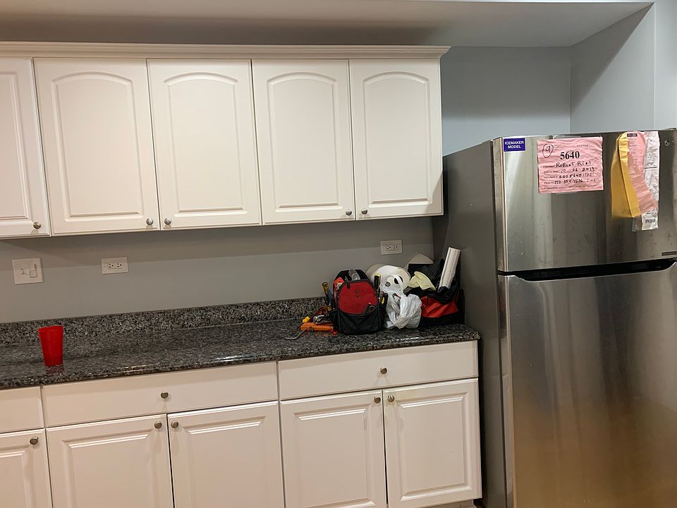 KITCHEN COUNTER, FRIDGE AREA