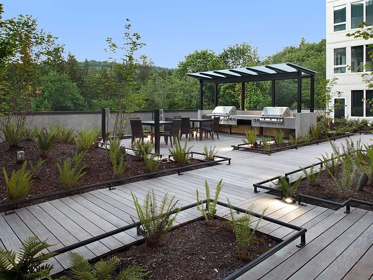 Phase II grill area