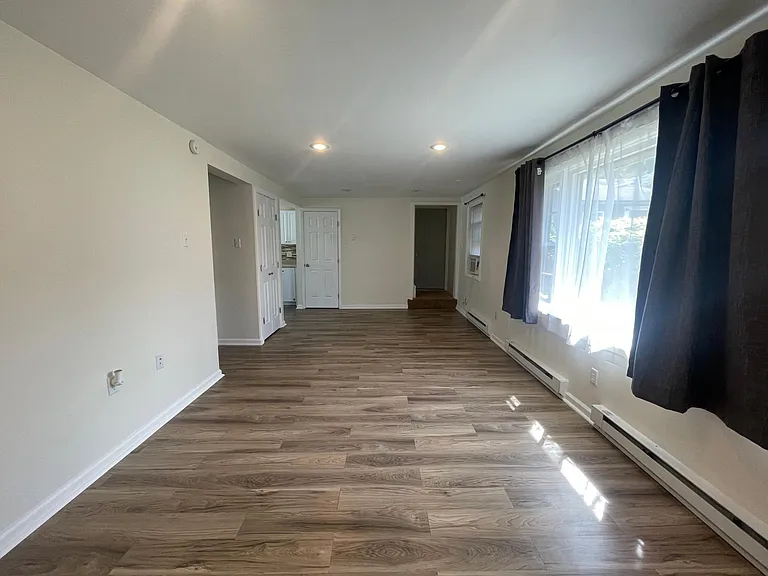 Living room and dining room areas