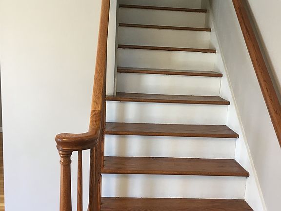 stairs in entry way