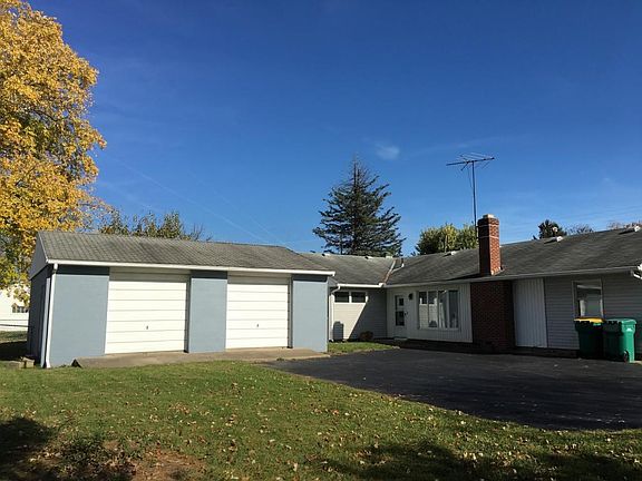 Freshly painted 2 car detached garage