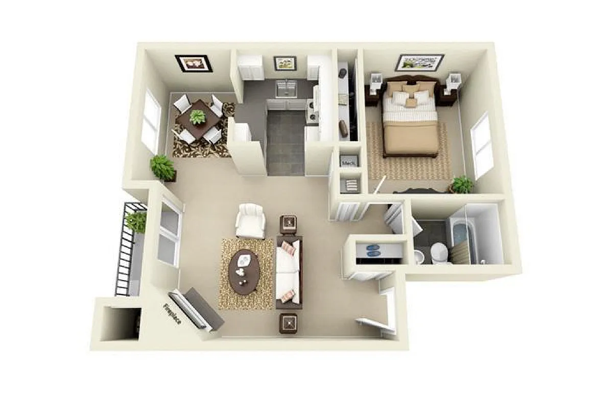 Floor plan St. Johns