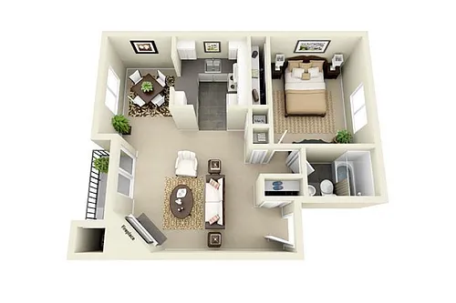 Floor plan St. Johns