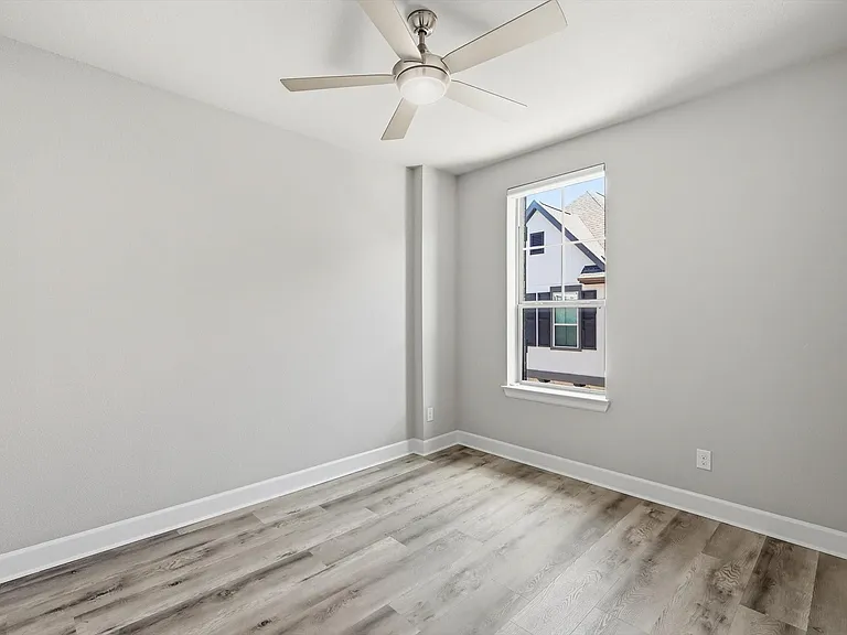 Black out shade in this bedroom