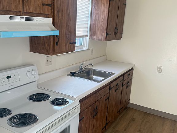 New Stove, Paint, Flooring, Countertops & Cupboards