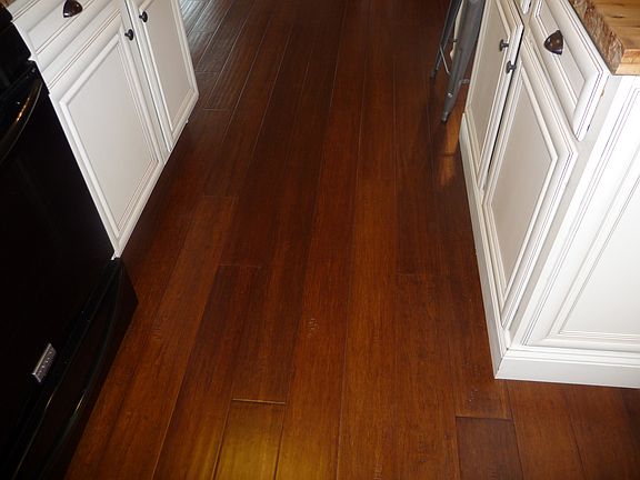 Solid bamboo flooring