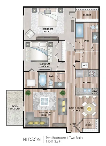 Floor plan HUDSON
