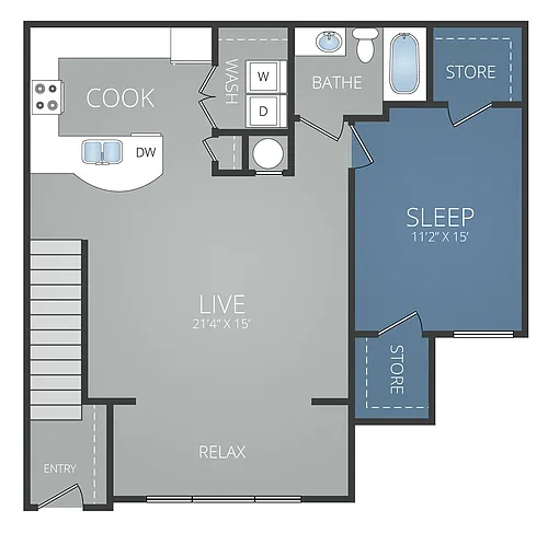 Floor plan A8