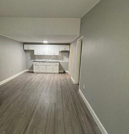 Fully remodeled kitchen all new cabinets and new flooring.